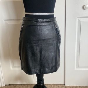 H&M Vegan Leather Mini skirt